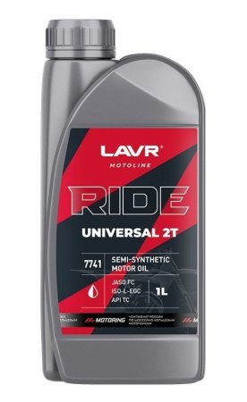 Масло моторное 2-х тактное LAVR Moto Ride Universal 2T FC 1 л