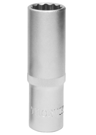 Головка торцевая 12-гранная глубокая 1/2"DR, 15 мм THORVIK