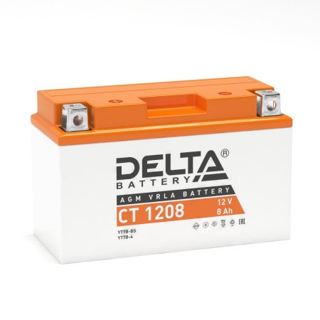 Аккумулятор DELTA CT 1208 (12В / 8А-ч) 150x66x94
