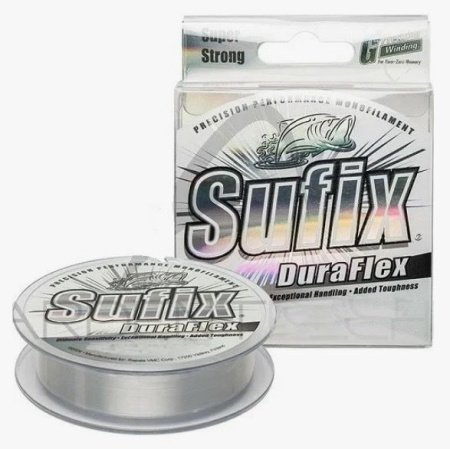 Леска SUFIX Duraflex x10 прозрачная 100м 0,30мм 9,7кг