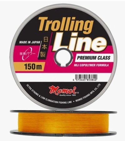 Леска Momoi Trolling Line 0.60мм 30,0кг 150м оранжевая
