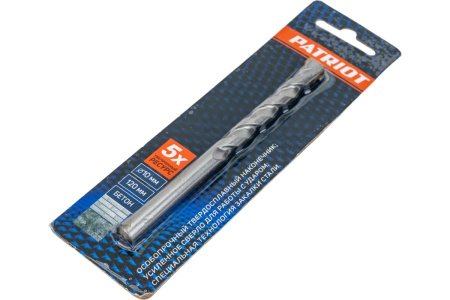Сверло  EDGE by PATRIOT по бетону 10х120мм, 1 шт. в блистере