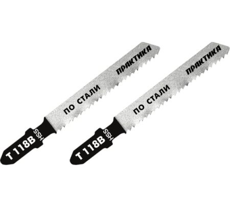 Пилки по стали ПРАКТИКА T118B 76 x 50 мм, быстрый рез (2шт)