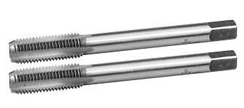 Метчики Зубр комплект М8х1.0мм. (сталь 9ХС)