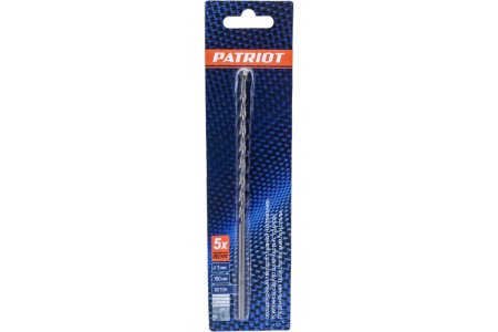 Сверло  EDGE by PATRIOT по бетону 5х150мм, 1 шт. в блистере
