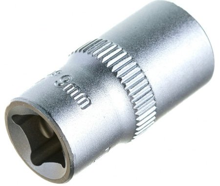 Головка торцевая 12-гранная 1/4"DR, 9 мм THORVIK