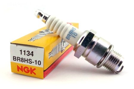 Свеча зажигания NGK BR8HS-10 (лод.моторы Suzuki 40 2T/Tohatsu 50-140 2T/Yamaha 55/115-150 2T)